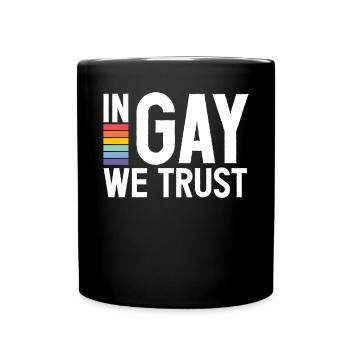 Gay Gifts - Tasse einfarbig - Schwarz - Vorne
