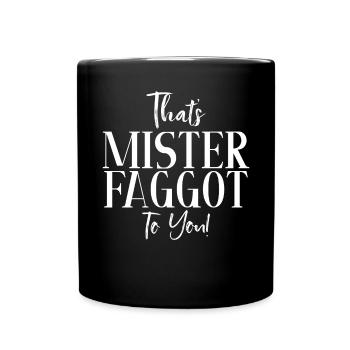 Gay Gifts - Tasse einfarbig - Schwarz - Vorne