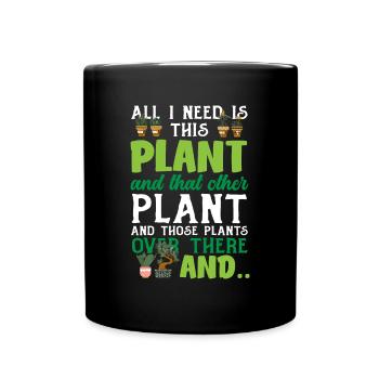 Jardinier, Jardinier, Jardinier, Jardinier Amateur, Plantes - Mug uni - noir - Devant