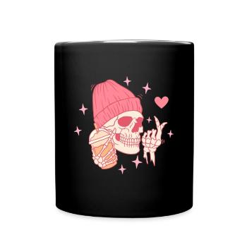 K-Drama Lover Funny KDrama Mom - Full Colour Mug - black - Front