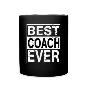 Best Coach Ever Coach Gift - Full Colour Mug - black - Front
