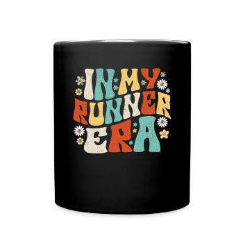 26. 2 Marathon Runners Funny Marathon Quote - Full Colour Mug - black - Front