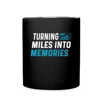 26. 2 Marathon Runners Funny Marathon Quote - Full Colour Mug - black - Front