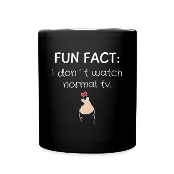 K-Drama Lover Funny KDrama Mom - Full Colour Mug - black - Front