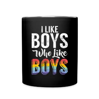 Gay Gifts - Tasse einfarbig - Schwarz - Vorne