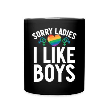 Gay Gifts - Tasse einfarbig - Schwarz - Vorne