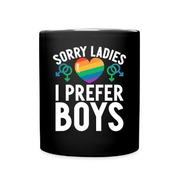 Gay Gifts - Tasse einfarbig - Schwarz - Vorne