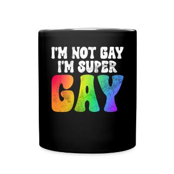 Gay Gifts - Tasse einfarbig - Schwarz - Vorne