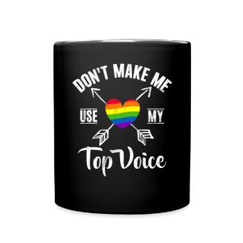 Gay Gifts - Tasse einfarbig - Schwarz - Vorne