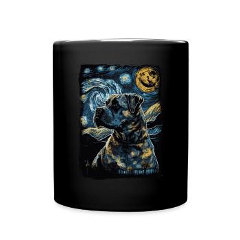 Presa Canario Nuit étoilée - Mug uni - noir - Devant