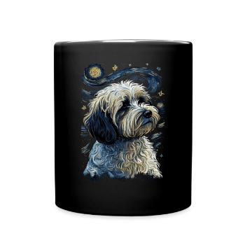 Havanese Starry Night - Full Colour Mug - black - Front
