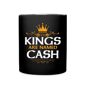 Argent - Mug uni - noir - Devant