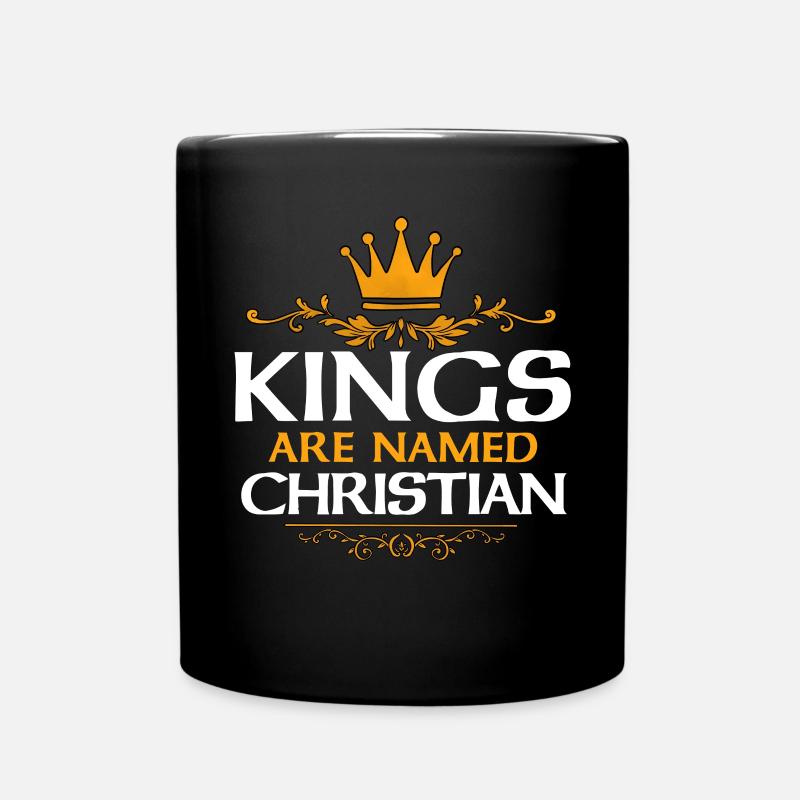 Christian - Full Colour Mug - black