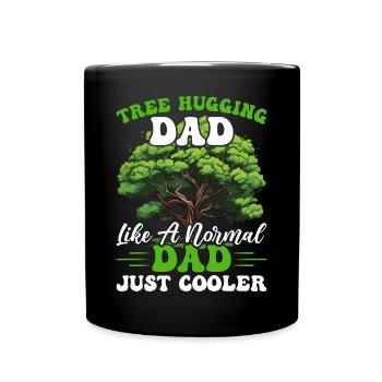 Tree Hugger Dad - Full Colour Mug - black - Front