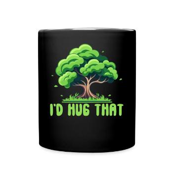 Tree conservationists and environmentalists - Full Colour Mug - black - Front