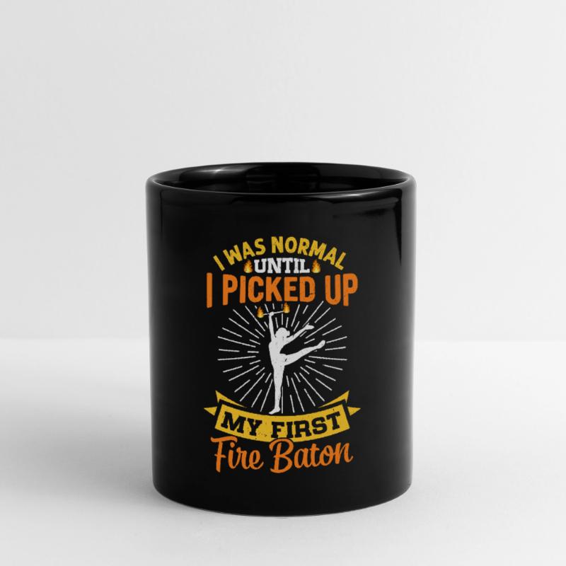 Bâton de feu Danse du feu Danseur de feu Danseur de feu Mug uni