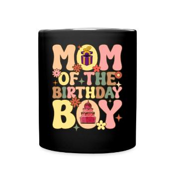 Police Officer Mom Law Enforcement - Full Colour Mug - black - Front