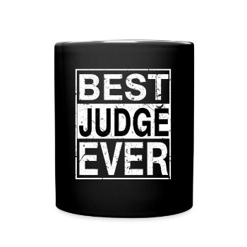 Meilleur juge de tous les temps Cadeau de juge - Mug uni - noir - Devant