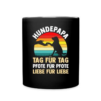 Chien Propriétaire De Chien Papa Chien - Mug uni - noir - Devant