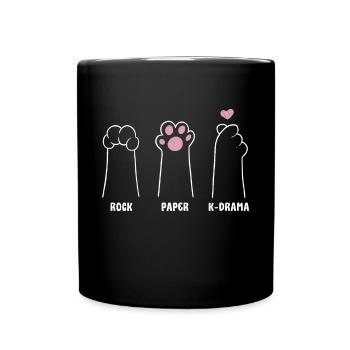 K-Drama Lover Drôle KDrama Maman - Mug uni - noir - Devant