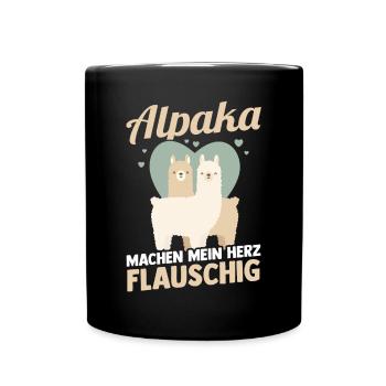 Alpaga - Mug uni - noir - Devant