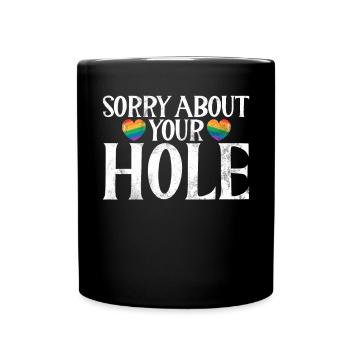 Gay Gifts - Tasse einfarbig - Schwarz - Vorne