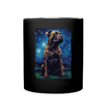 Presa Canario Nuit étoilée - Mug uni - noir - Devant