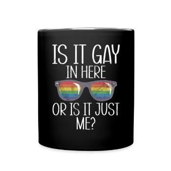 Gay Gifts - Tasse einfarbig - Schwarz - Vorne