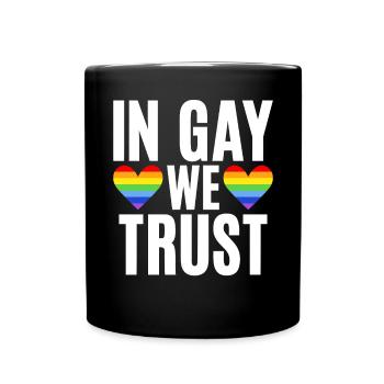 Gay Gifts - Tasse einfarbig - Schwarz - Vorne