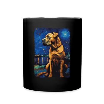 Presa Canario Nuit étoilée - Mug uni - noir - Devant