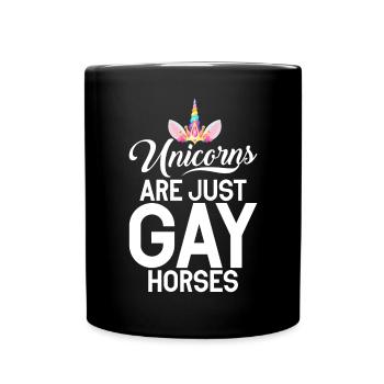 Gay Gifts - Tasse einfarbig - Schwarz - Vorne