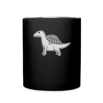 Dino Motif Dinosaure Enfants Enfant - Mug uni - noir - Devant