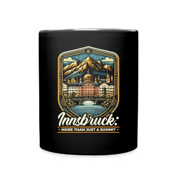 Innsbruck Austria Travel Vacation Austrian - Full Colour Mug - black - Front