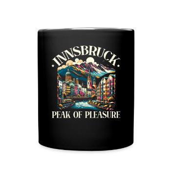 Innsbruck Autriche Voyage Vacances Autrichien - Mug uni - noir - Devant