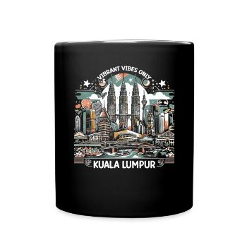 Kuala Lumpur Malaysia Travel Vacation Malaysian - Full Colour Mug - black - Front