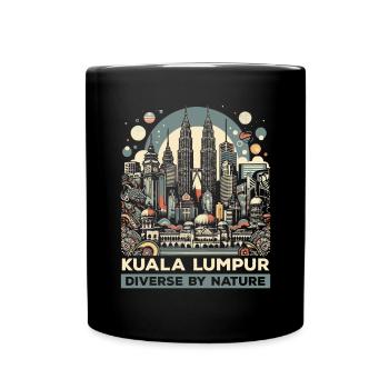Kuala Lumpur Malaisie Voyage Vacances Malaisien - Mug uni - noir - Devant