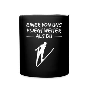 Conception de champion de vol long - Mug uni - noir - Devant