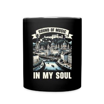 Salzburg Austria Travel Vacation Country Austrian - Full Colour Mug - black - Front