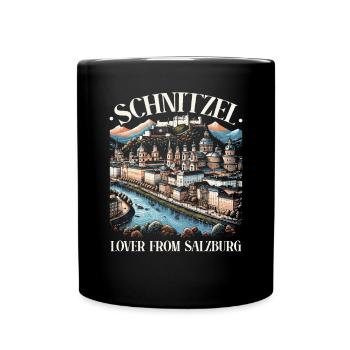 Salzburg Austria Travel Vacation Country Austrian - Full Colour Mug - black - Front