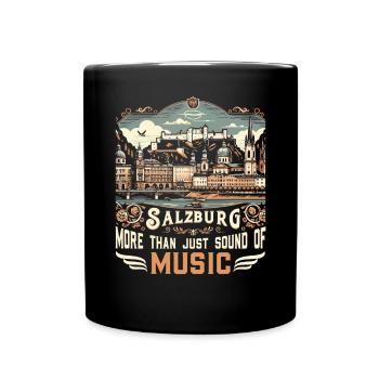 Salzburg Austria Travel Vacation Country Austrian - Full Colour Mug - black - Front