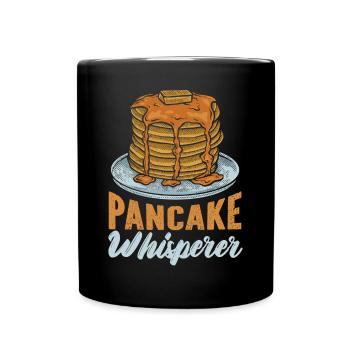 Pancake Lover Kids Pancake - Tasse einfarbig - Schwarz - Vorne