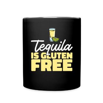 Gluten Free Gluten Intolerance - Full Colour Mug - black - Front