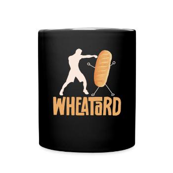 Gluten Free Gluten Intolerance - Full Colour Mug - black - Front