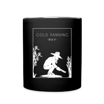 Orpaillage Chinois Hanzi Prospection Mineur Or - Mug uni - noir - Devant