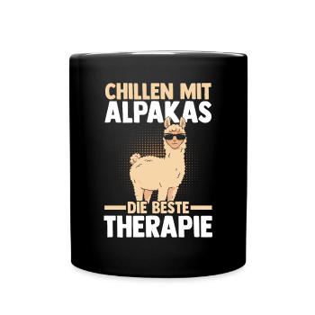 Alpaga - Mug uni - noir - Devant