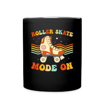 Roller Skates Roller Skating - Roller Skate Mode O - Full Colour Mug - black - Front