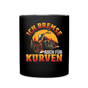 Motorcycle, Motorcycle Helmet, Motorcycle Clothing, Best - Full Colour Mug - black - Front