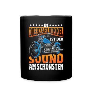Motorcycle, Motorcycle Helmet, Motorcycle Clothing, Best - Full Colour Mug - black - Front