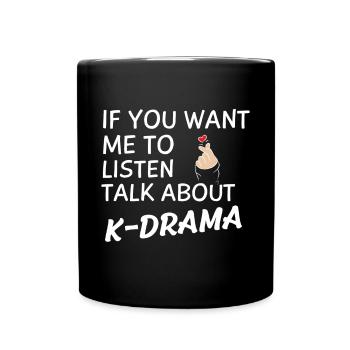K-Drama Lover Drôle KDrama Maman - Mug uni - noir - Devant