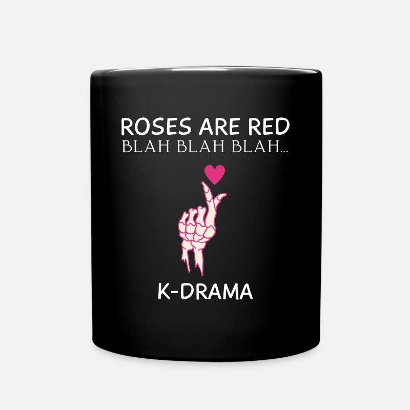 K-Drama Liebhaber Lustig KDrama Mutter - Tasse einfarbig - Schwarz